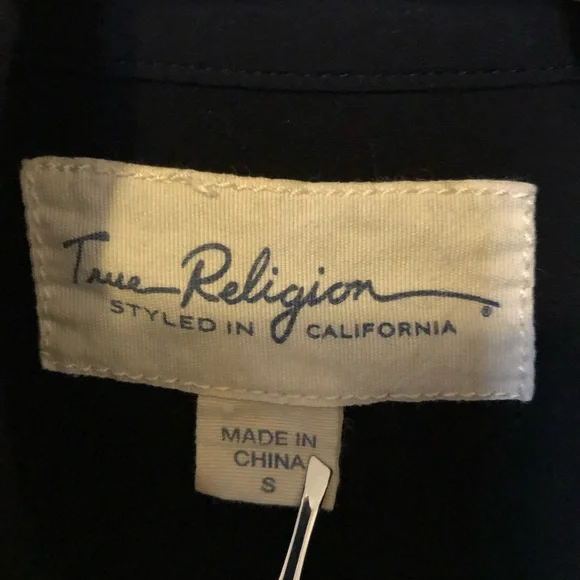 True Religion Black Button Down Shirt - Picture 6 of 15